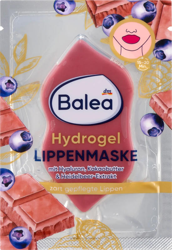 Balea Lippenmaske Kakaobutter Heidelbeere