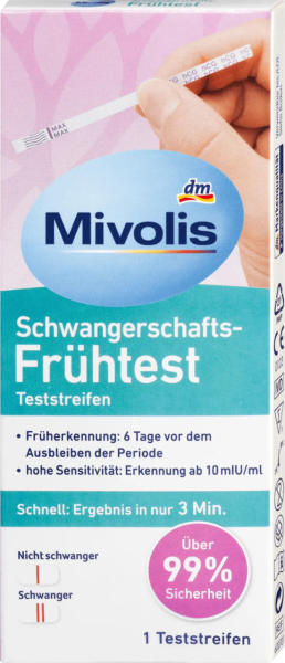 Mivolis Schwangerschaftsfrühtest