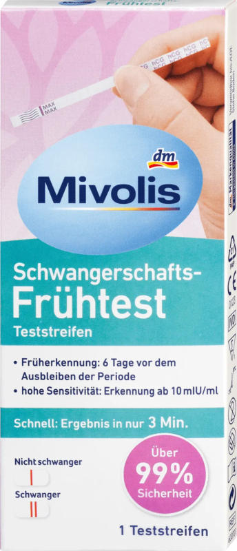 Mivolis Schwangerschaftsfrühtest