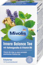 dm-drogerie markt Mivolis Kräutertee, Innere Balance Tee (14 Beutel) - bis 31.10.2024