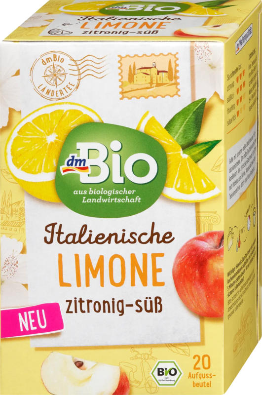 dmBio Früchtetee Italienische Limone (20 Beutel)