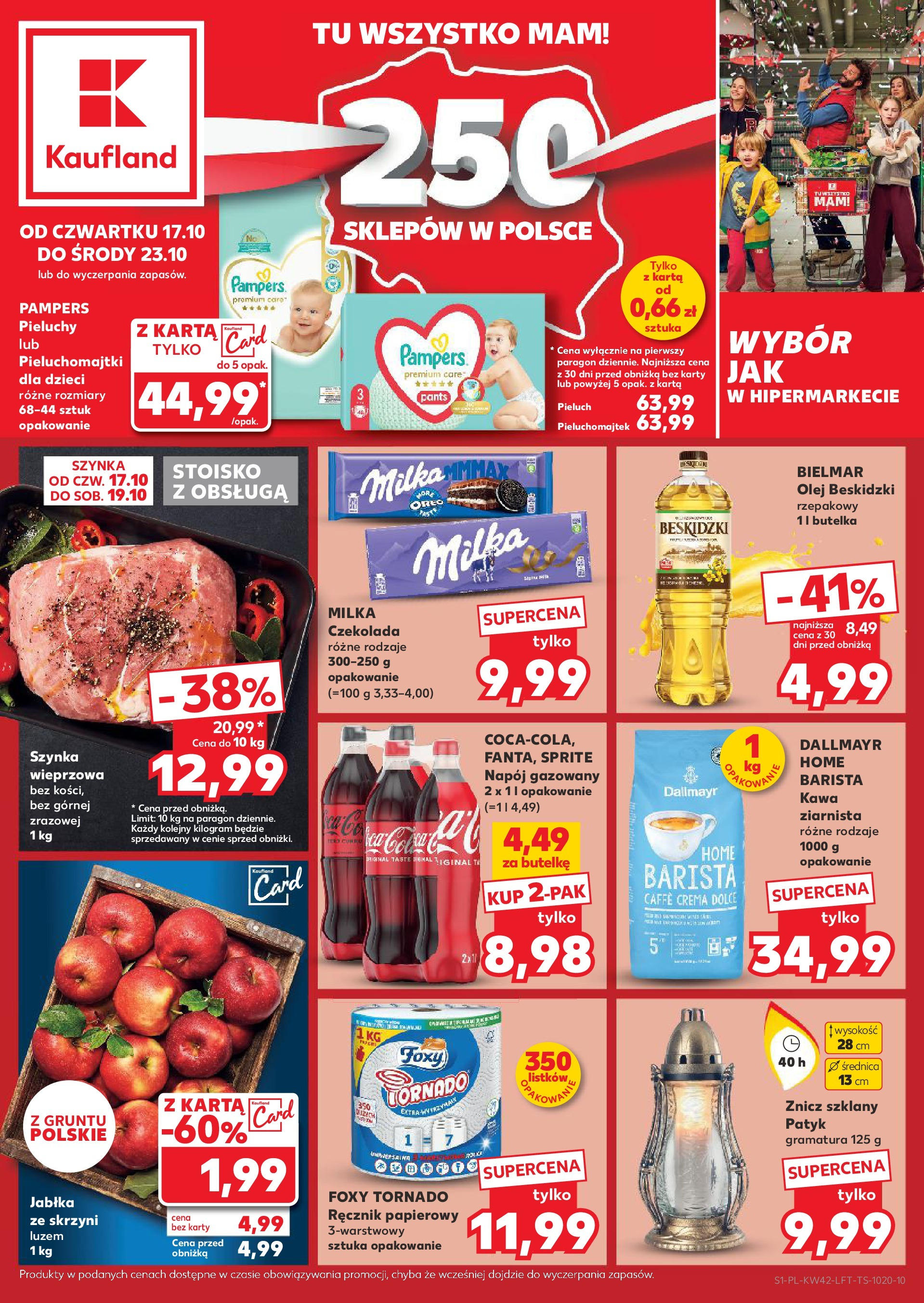 KAUFLAND gazetka promocyjna 17.10.2024 - Promocje - Numer strony 1