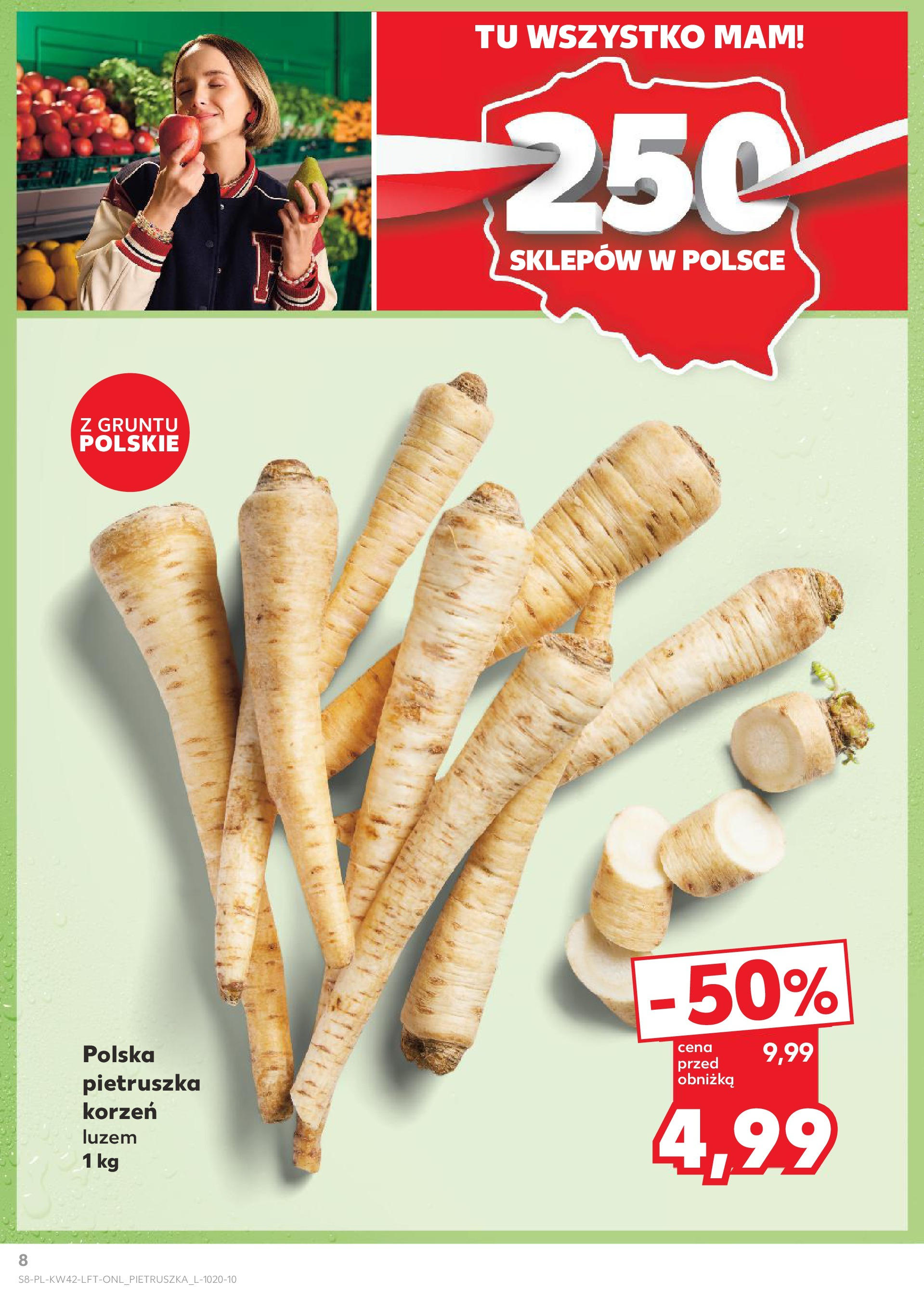 Kaufland gazetka od 17.10.2024 - od jutra PDF | Strona: 8 | Produkty: Pietruszka