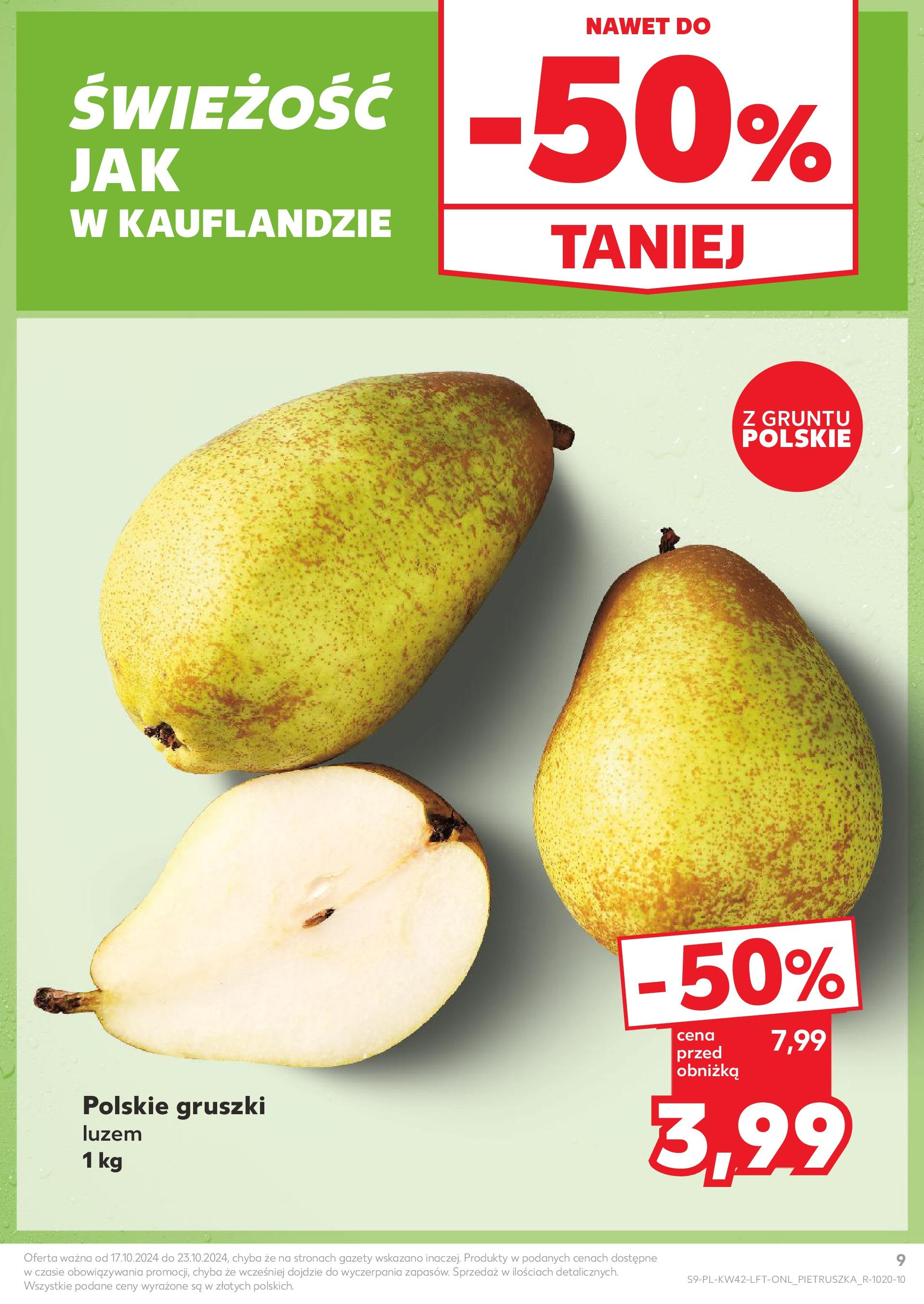 Kaufland gazetka od 17.10.2024 - od jutra PDF | Strona: 9