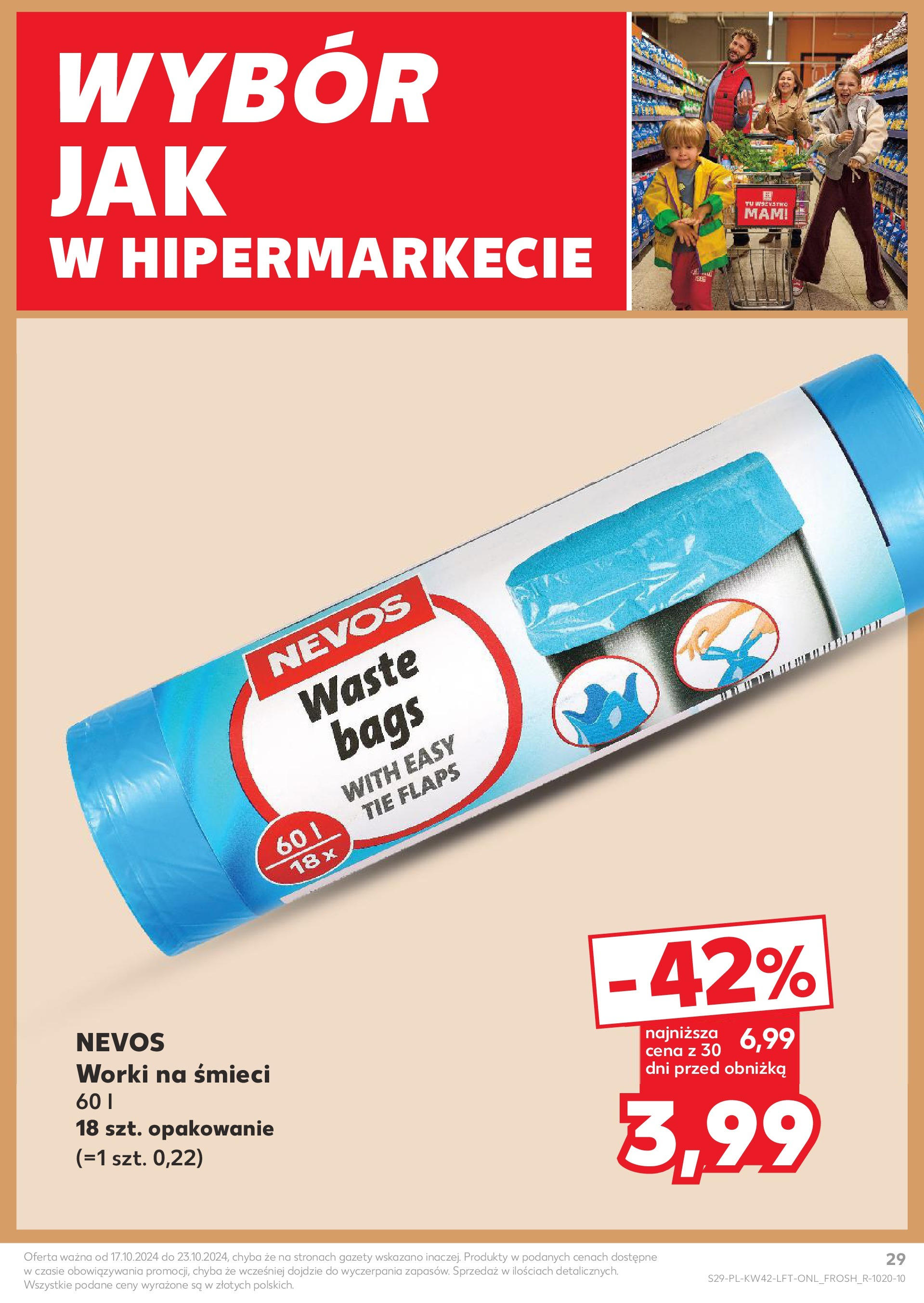 Kaufland gazetka od 17.10.2024 - od jutra PDF | Strona: 29 | Produkty: Chleb, Marchewka, Soczewica