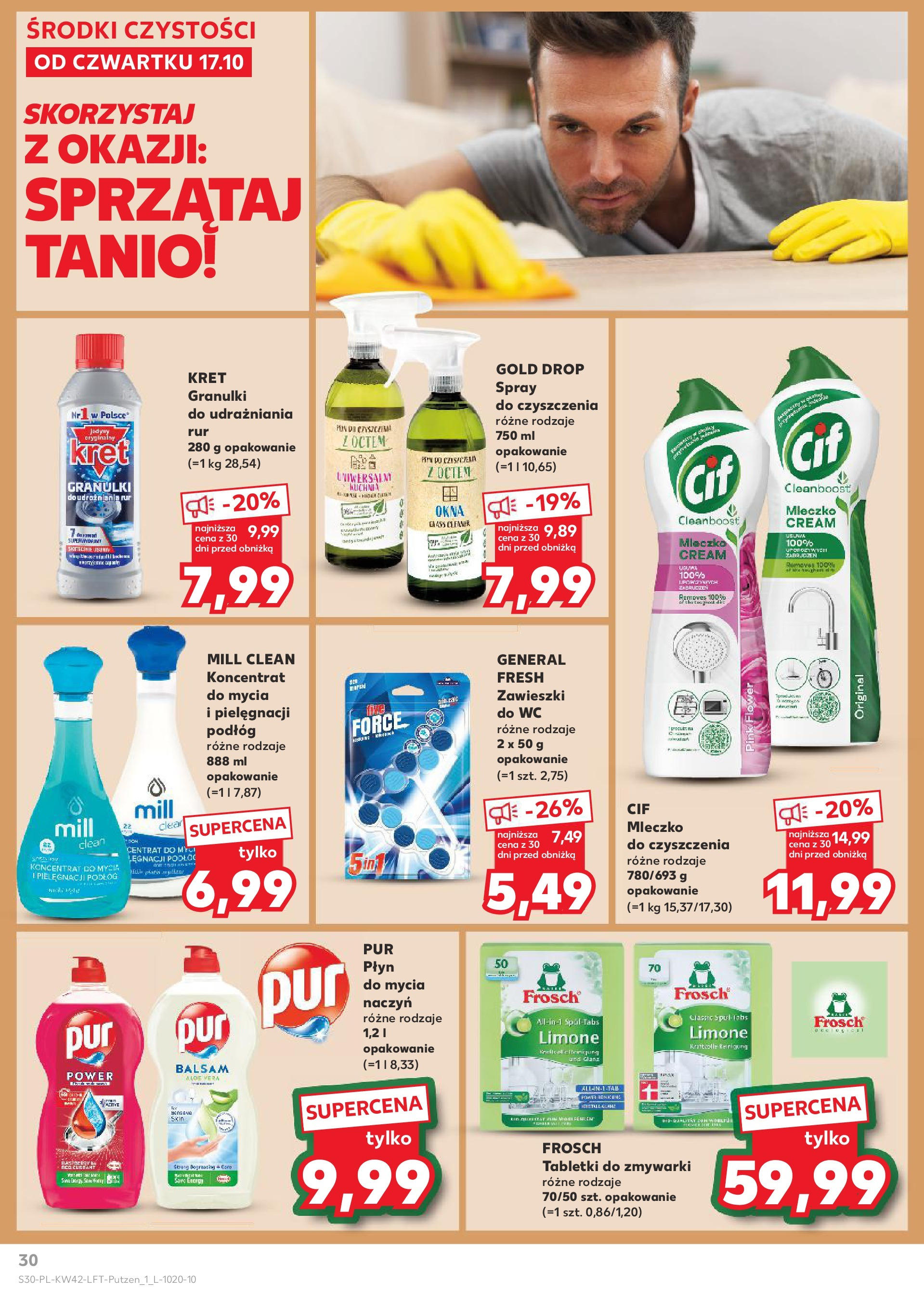 Kaufland gazetka od 17.10.2024 - od jutra PDF | Strona: 30 | Produkty: Pieczywo, Zapiekanka, Salami, Grzebień