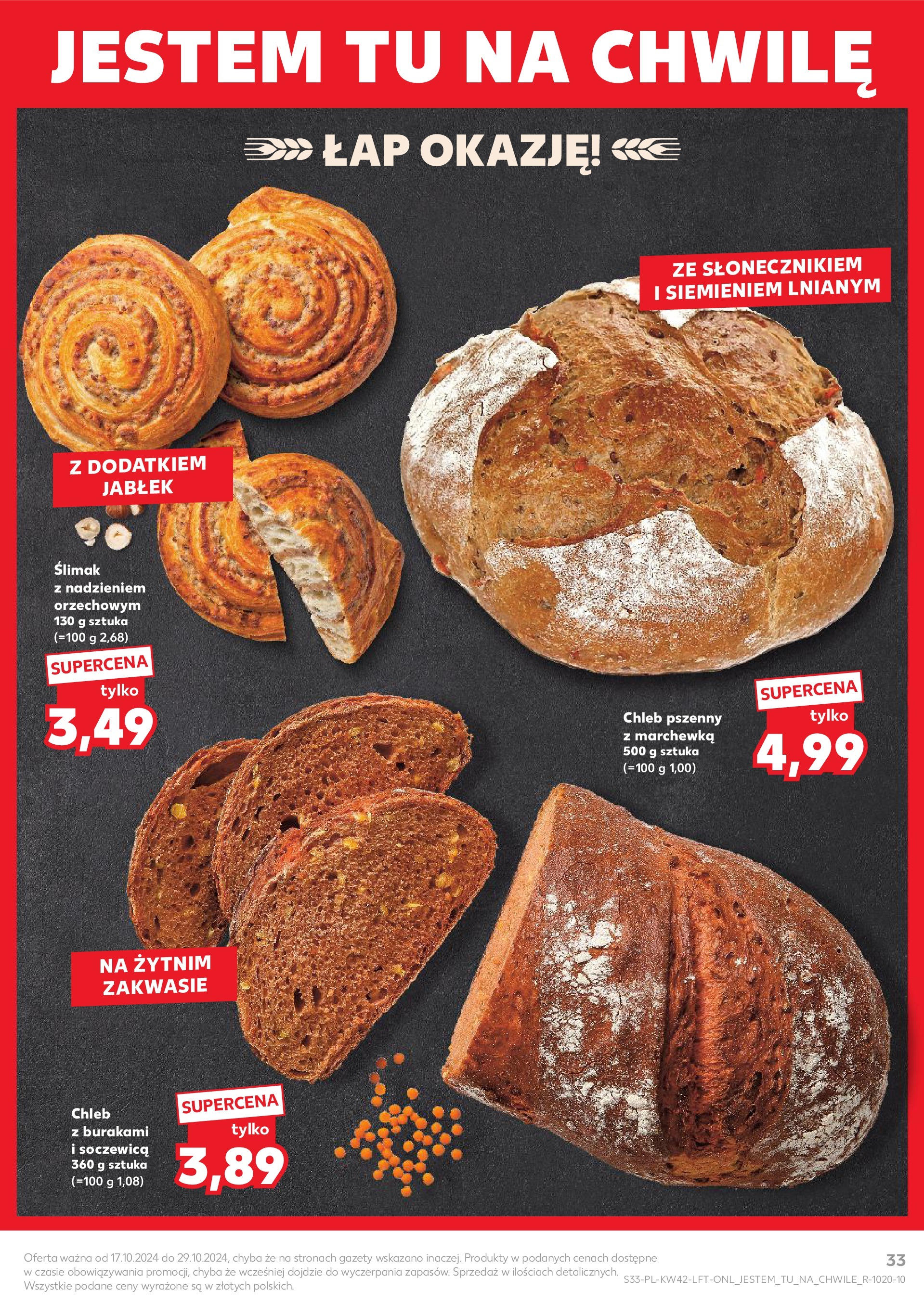 Kaufland gazetka od 17.10.2024 - od jutra PDF | Strona: 33 | Produkty: Karta, Parówki