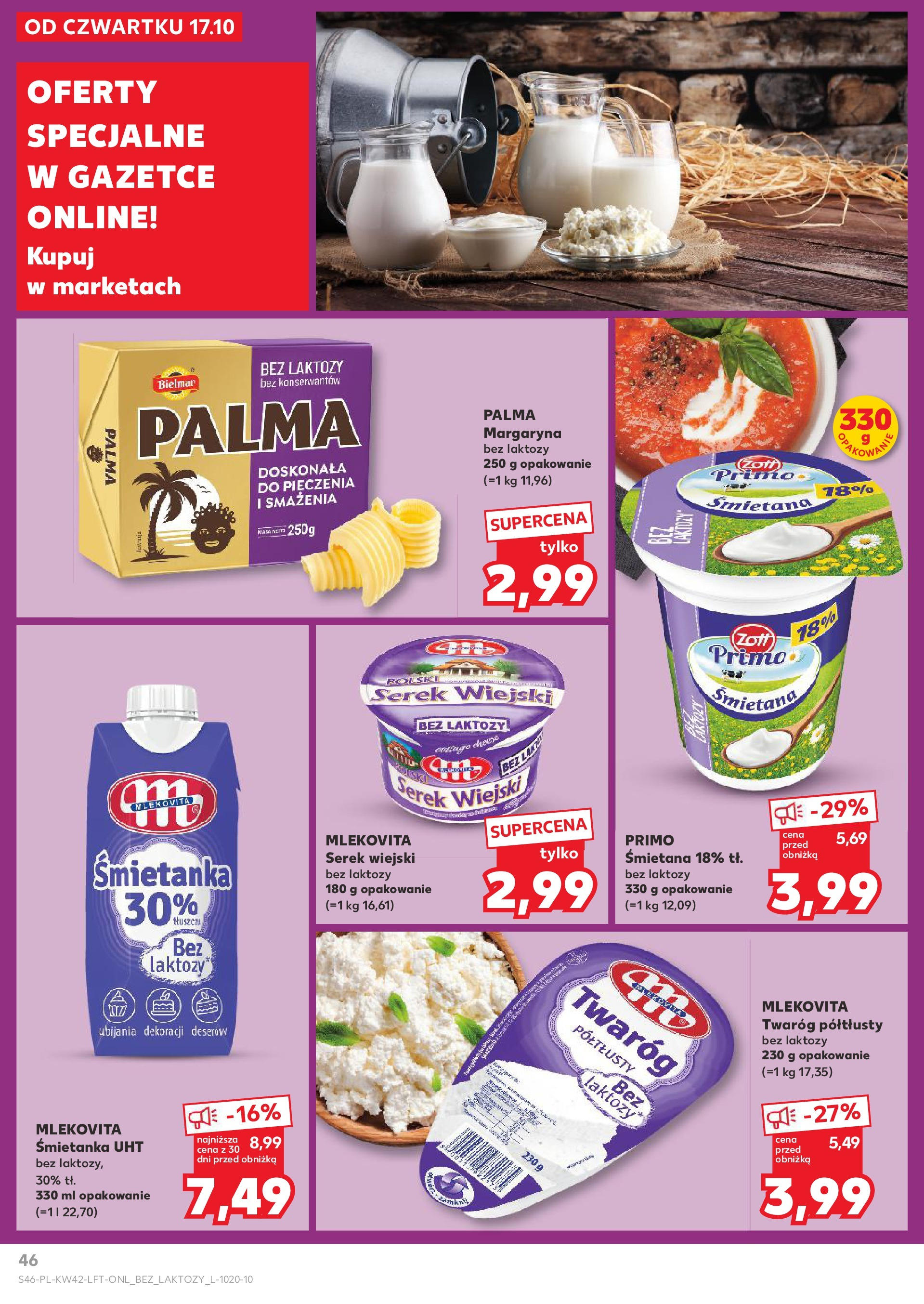 Kaufland gazetka od 17.10.2024 - od jutra PDF | Strona: 46 | Produkty: Mak, Pietruszka, Pierogi, Tofu