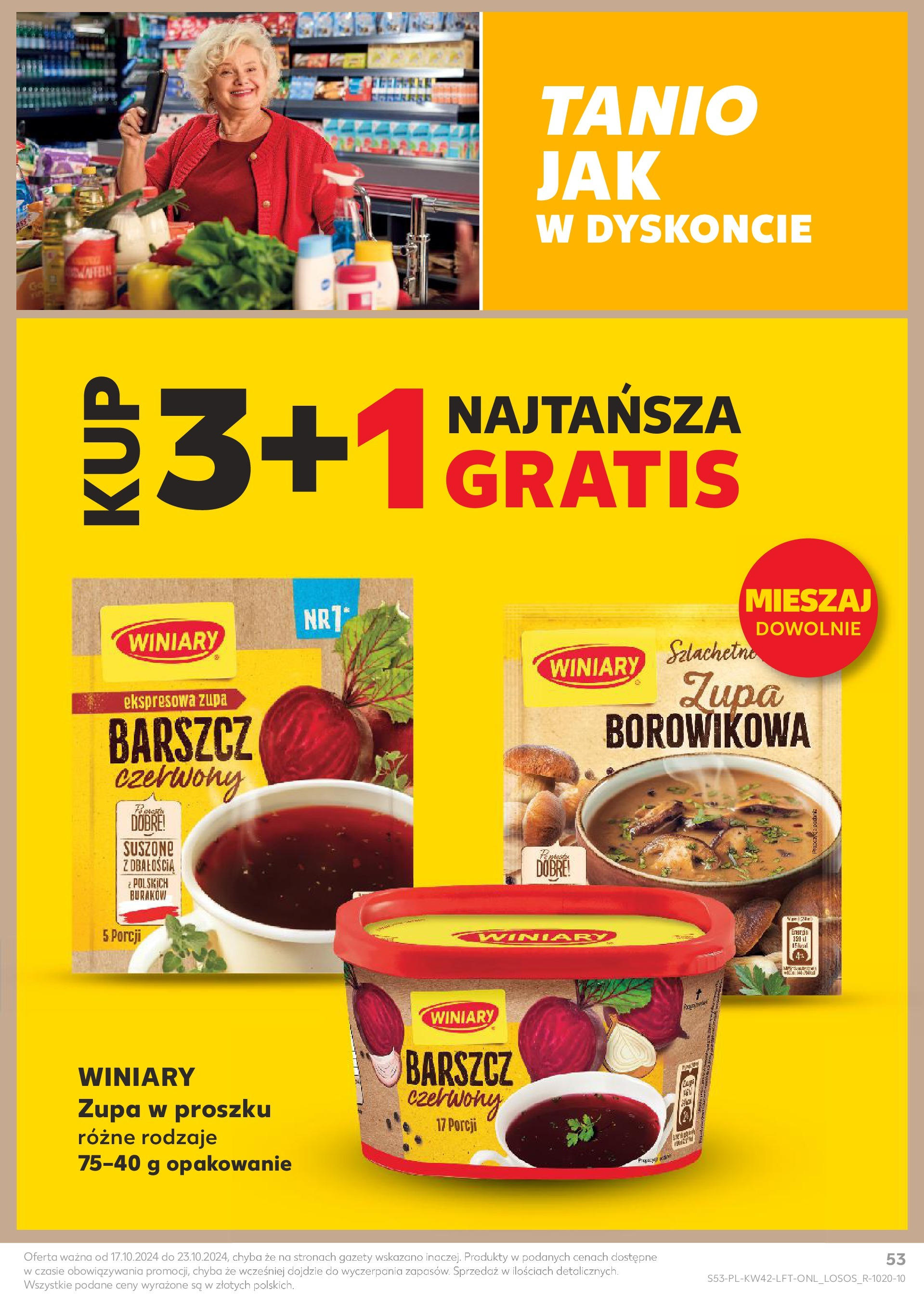 Kaufland gazetka od 17.10.2024 - od jutra PDF | Strona: 53 | Produkty: Syrop, Malina