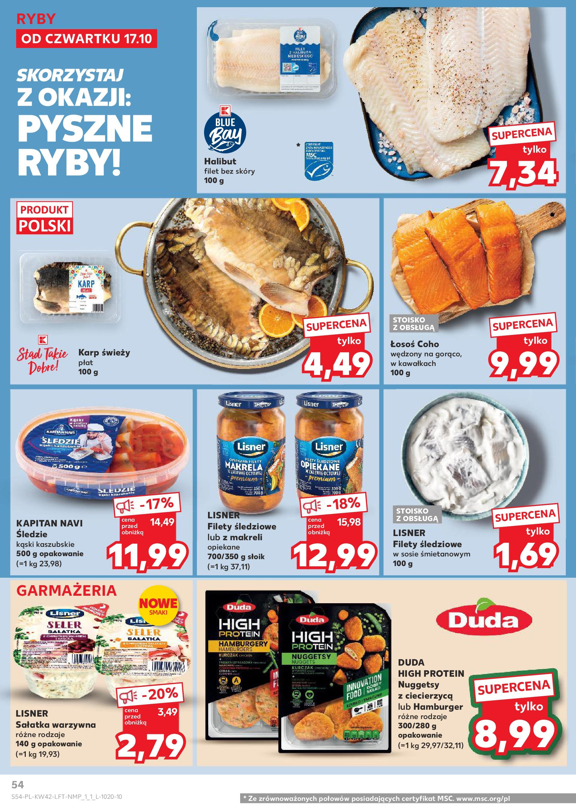 Kaufland gazetka od 17.10.2024 - od jutra PDF | Strona: 54 | Produkty: Imbir, Dzbanek, Miód, Herbata