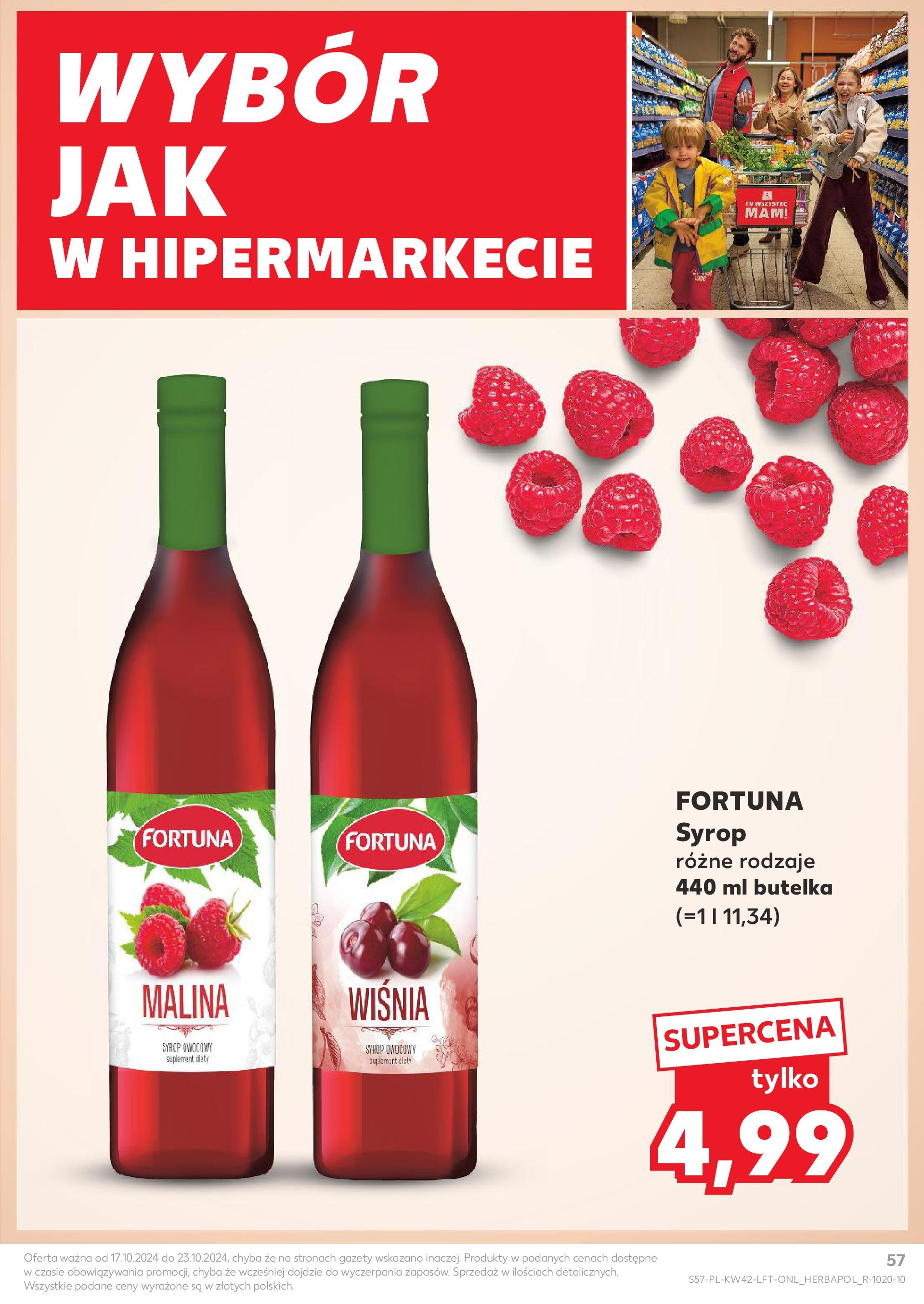 Kaufland gazetka od 17.10.2024 - od jutra PDF | Strona: 57 | Produkty: Karta, Piwo