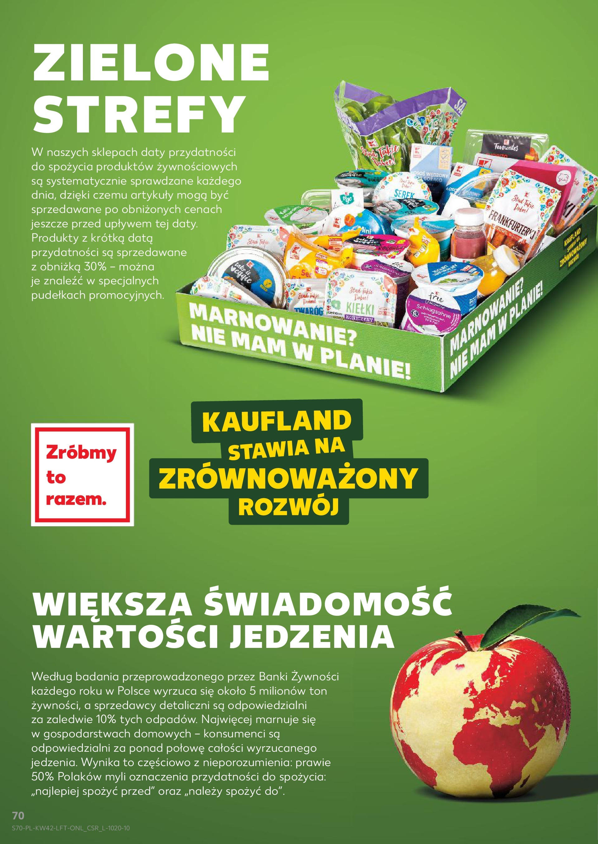 Kaufland gazetka od 17.10.2024 - od jutra PDF | Strona: 70 | Produkty: Karta, Winogrona, Ser, Jaja