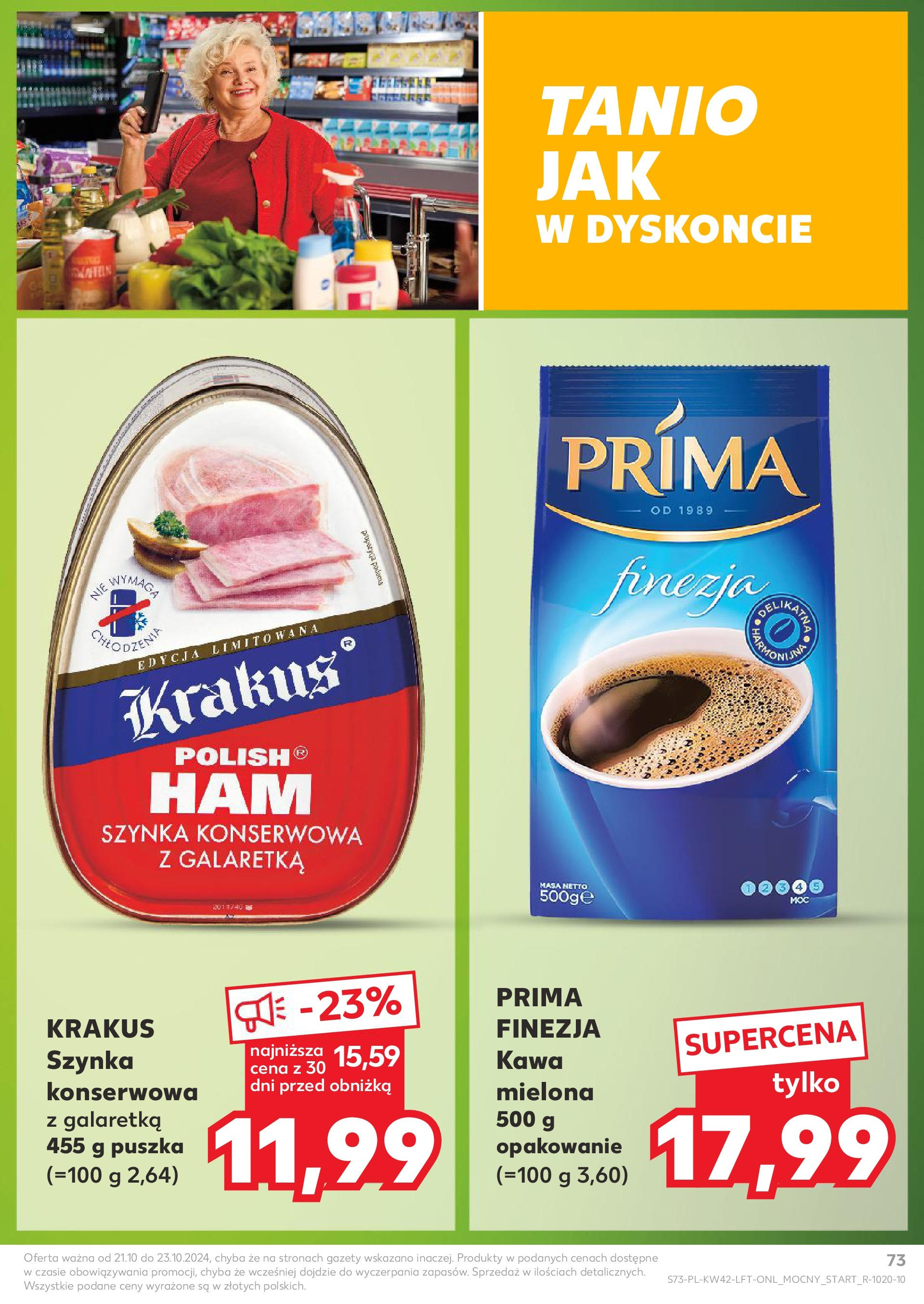 Kaufland gazetka od 17.10.2024 - od jutra PDF | Strona: 73