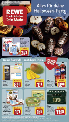 Vorschau von dem Prospekt des Geschäftes Rewe, gültig ab dem 21.10.2024