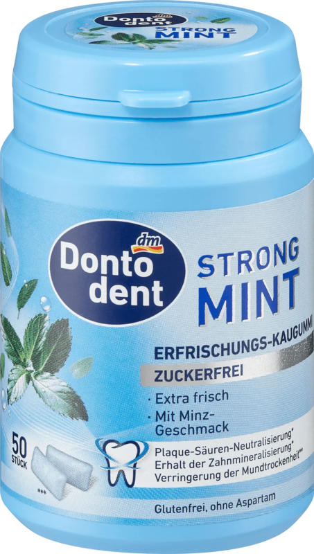 Dontodent Kaugummi, Strong Mint