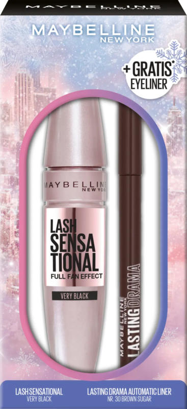 Maybelline New York Mascaraset LashSens. Black & Liner