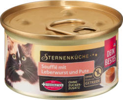 Dein Bestes Nassfutter Katze Soufflé mit Leberwurst & Pute