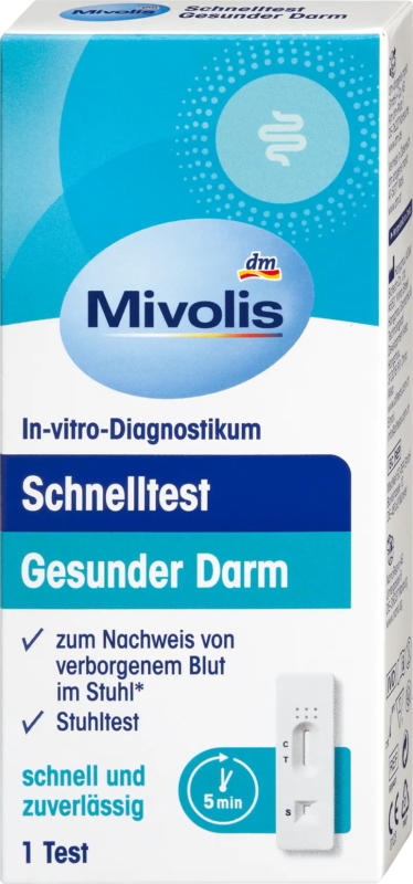 Mivolis Schnelltest Gesunder Darm, 1 Anwendung