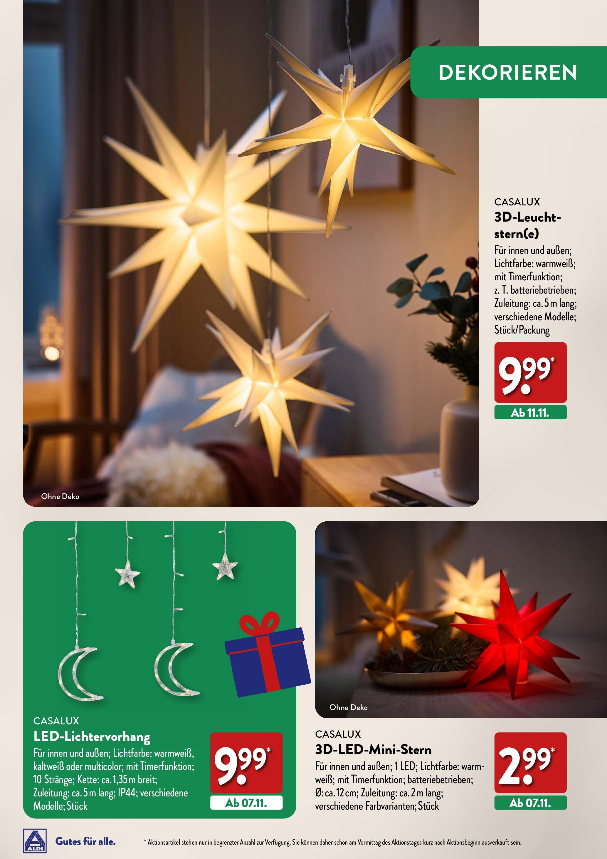 Aldi Weihnachten Deko und Geschenke - Hildburghausen, Coburger Straße 2 (ab 17.10.2024) » Angebote Online | Seite: 11