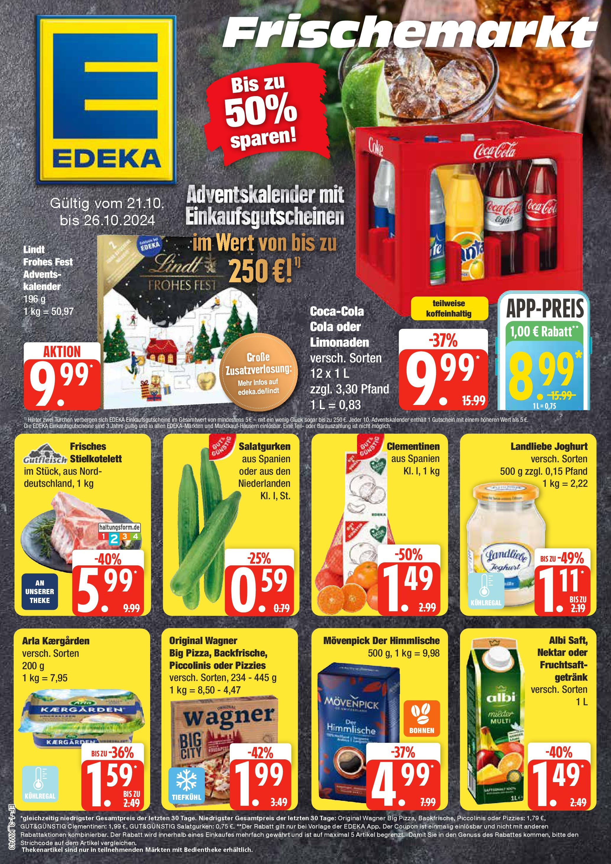 EDEKA Prospekt ab 21.10.2024 - Schellhorn, Plöner Landstraße 1 Online