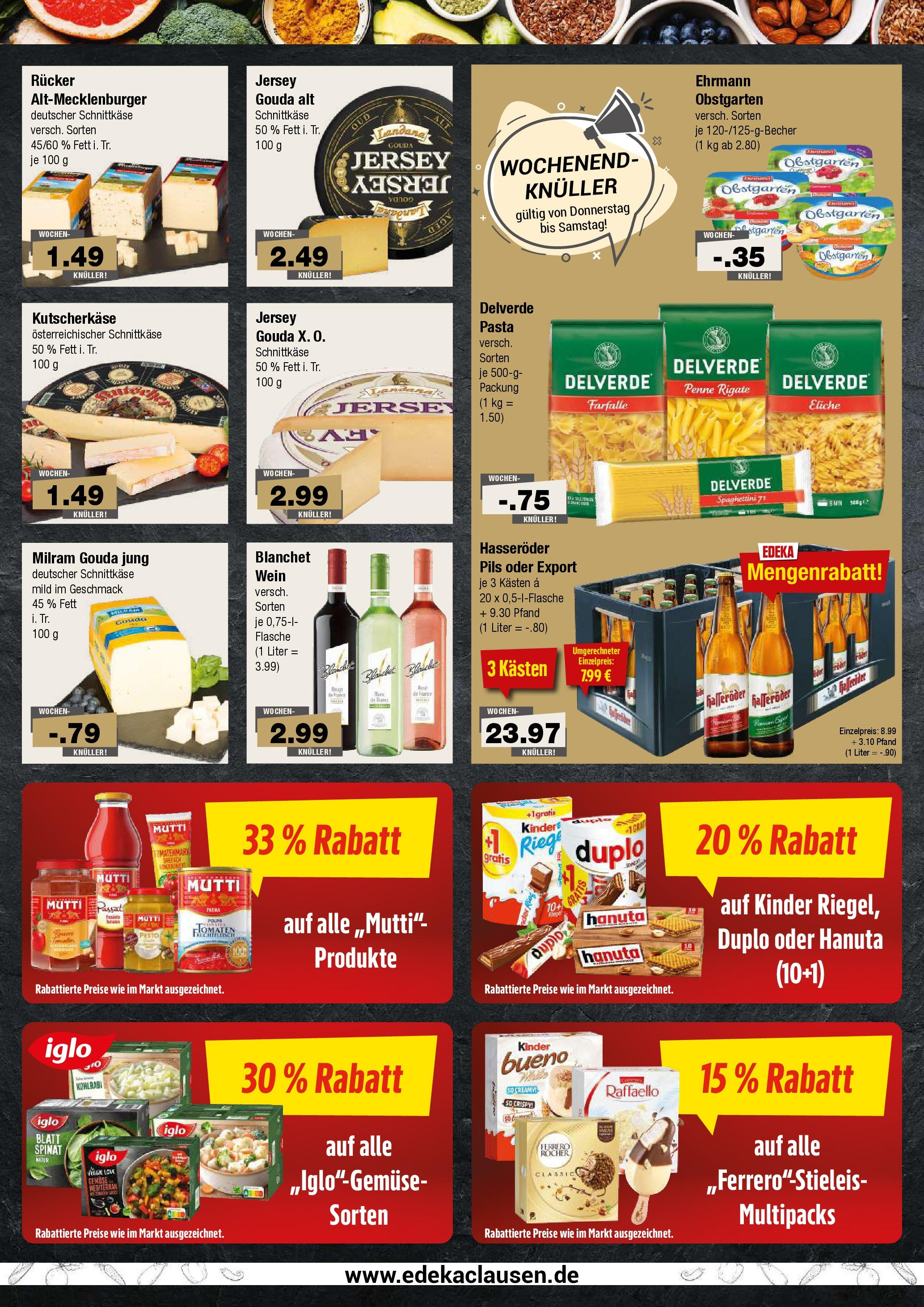 Edeka - Hamburg, Neuengammer Hausdeich 215  (ab 21.10.2024) » Angebote Online | Seite: 4 | Produkte: Gouda, Pils, Kohlrabi, Milram