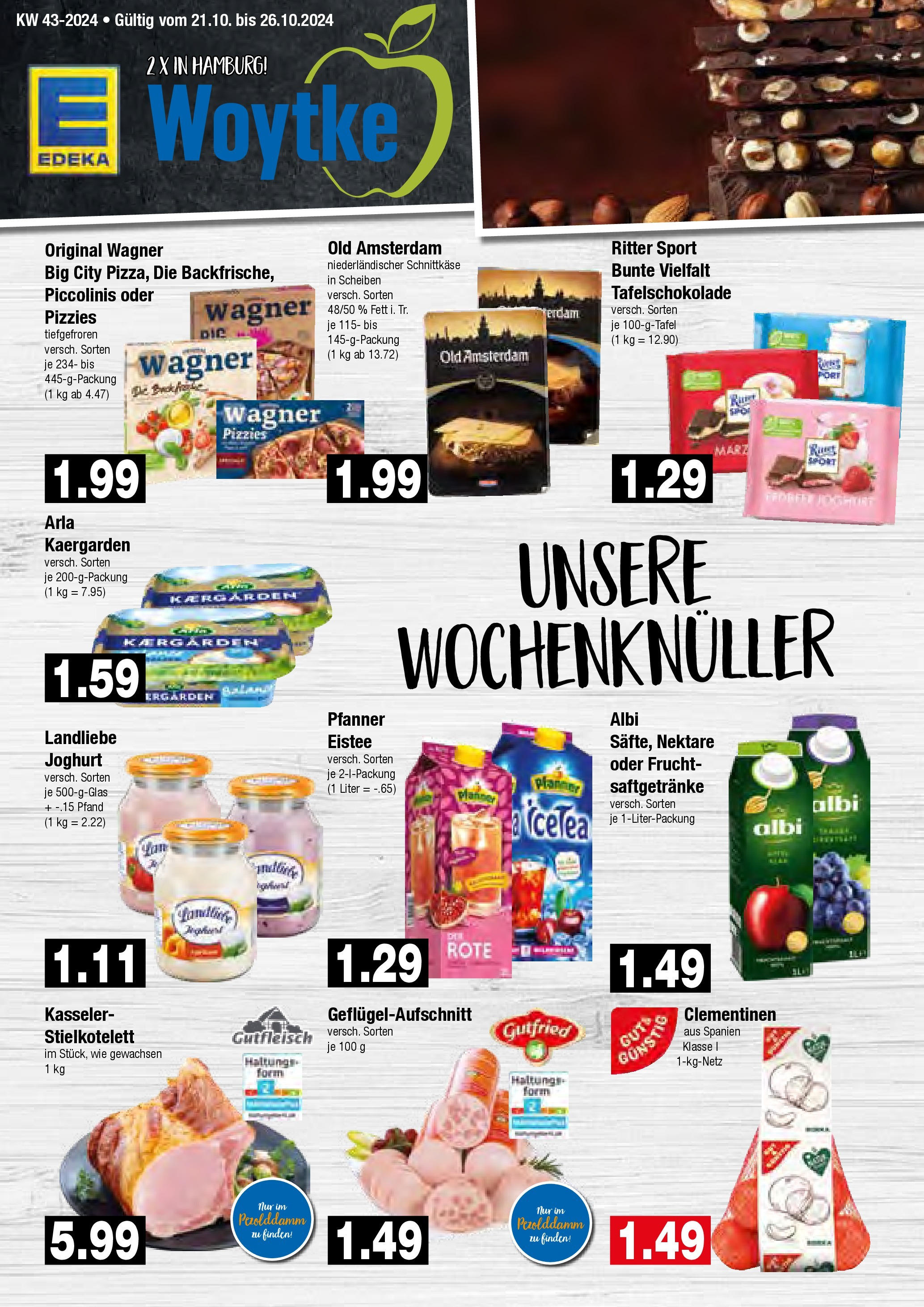 EDEKA Prospekt ab 21.10.2024 - Hamburg, Bramfelder Chaussee 3 Online