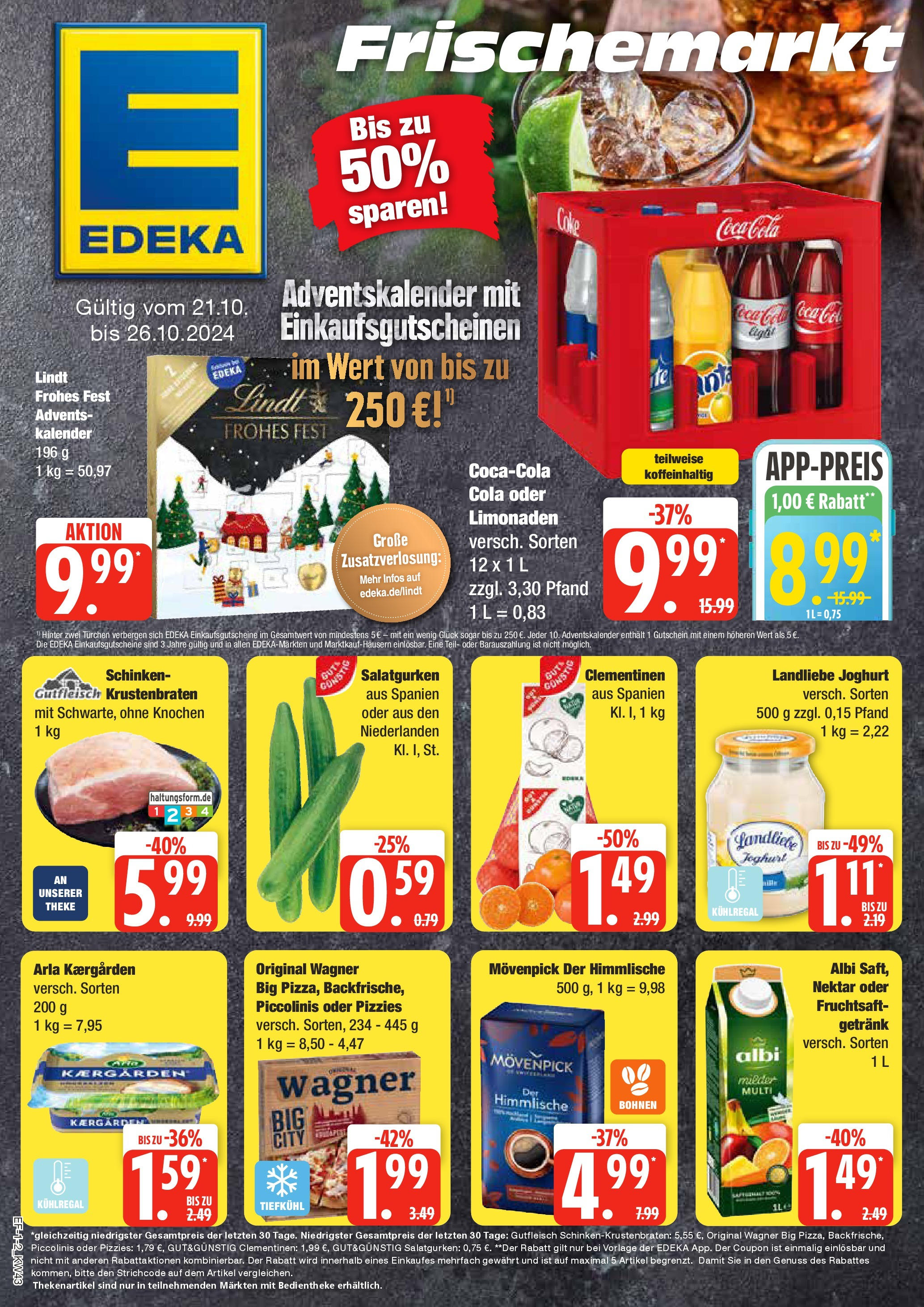 EDEKA Prospekt ab 21.10.2024 - Luhnstedt, Dörpstraat 2 Online