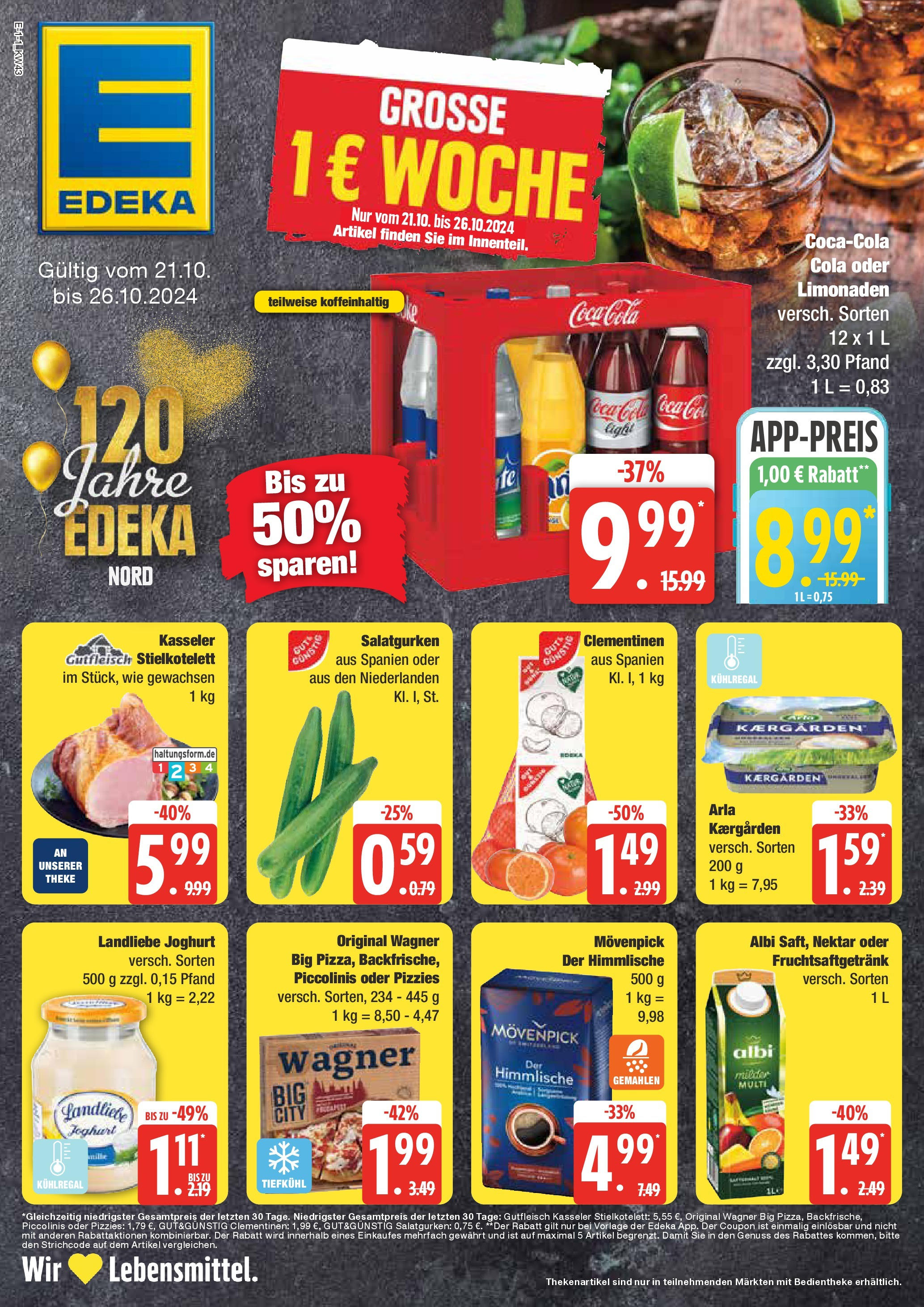 EDEKA Prospekt ab 21.10.2024 - Neu Wulmstorf, Wulmstorfer Wiesen 2 Online