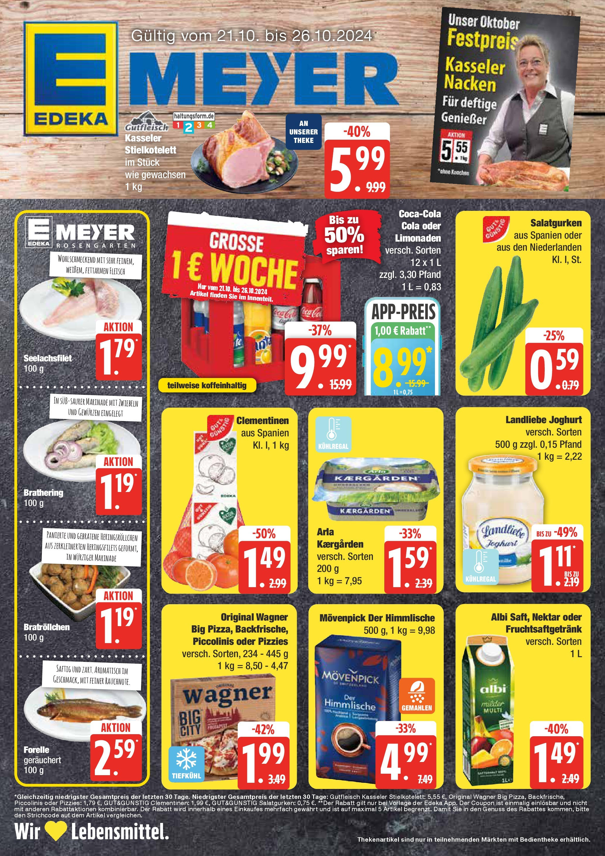 EDEKA Prospekt ab 21.10.2024 - Seevetal, Pastorenwiesen 26 Online