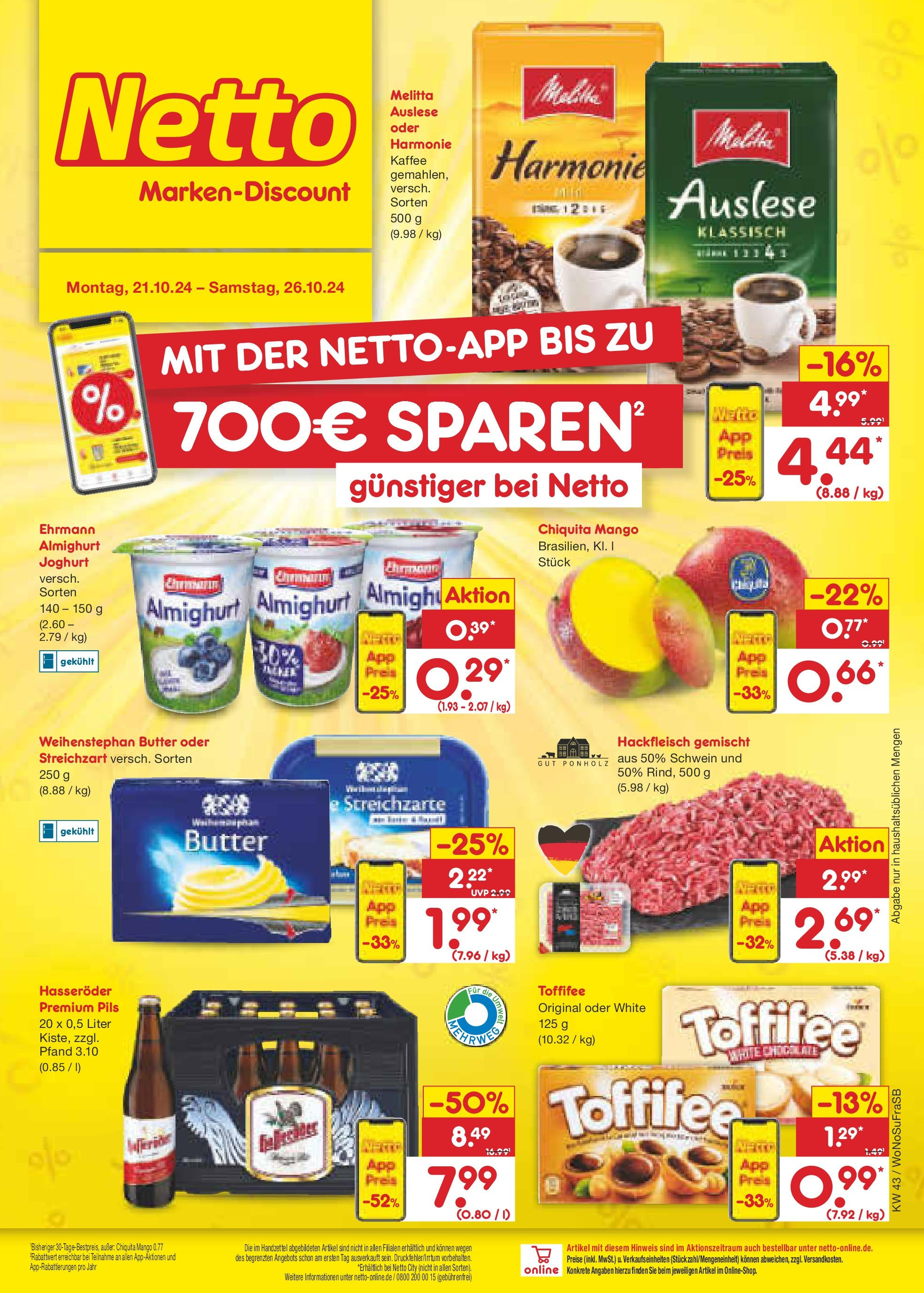 Netto Marken-Discount Hessen (ab 21.10.2024) > Angebote