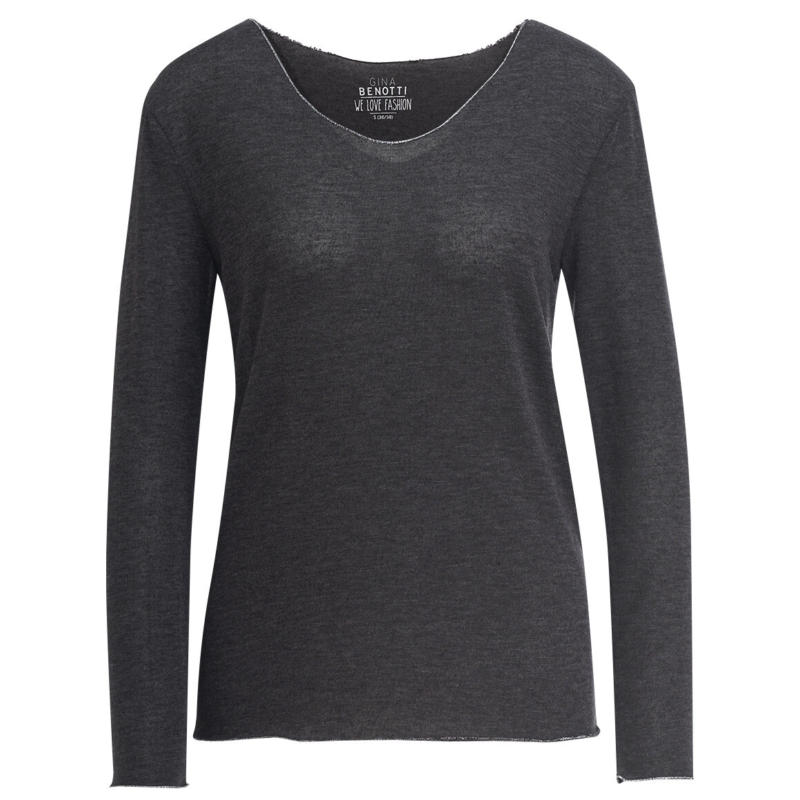 Damen Langarmshirt mit Glitzer-Details (Nur online)