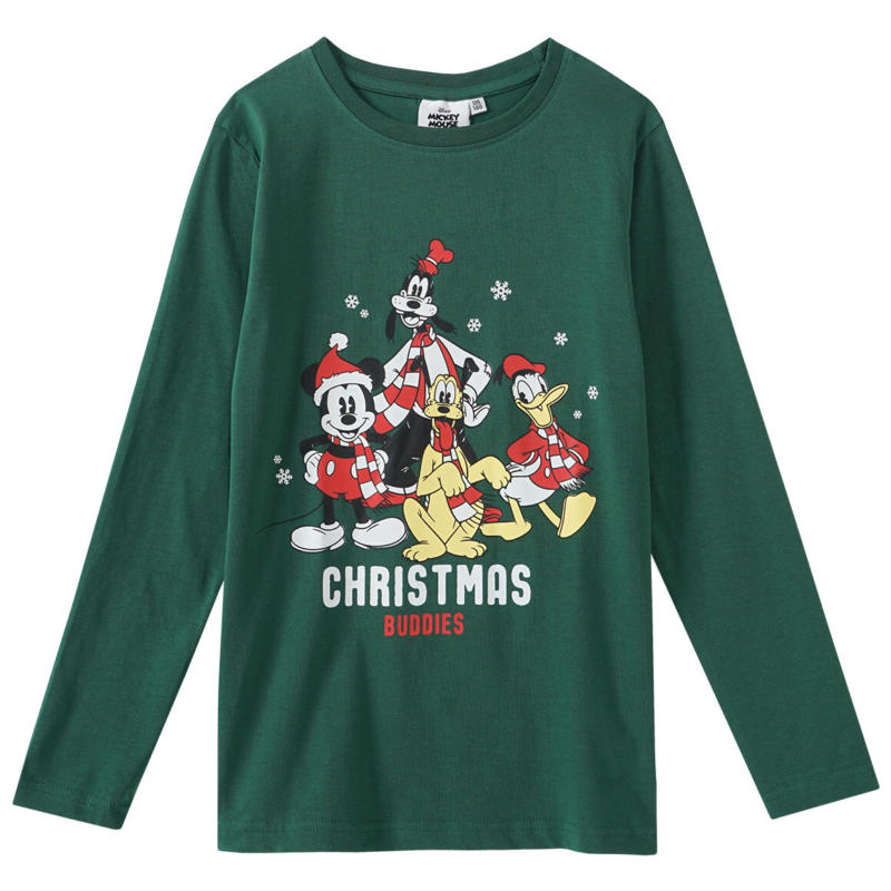 Micky Maus Weihnachtslangarmshirt mit Print (Nur online)