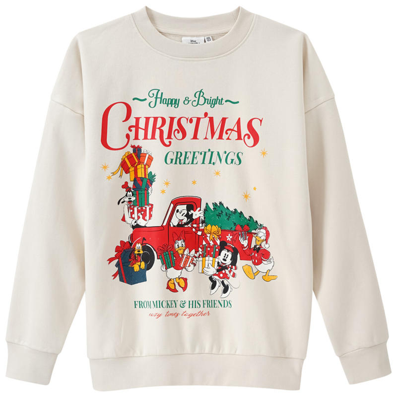 Micky Maus Weihnachtssweatshirt mit Print (Nur online)