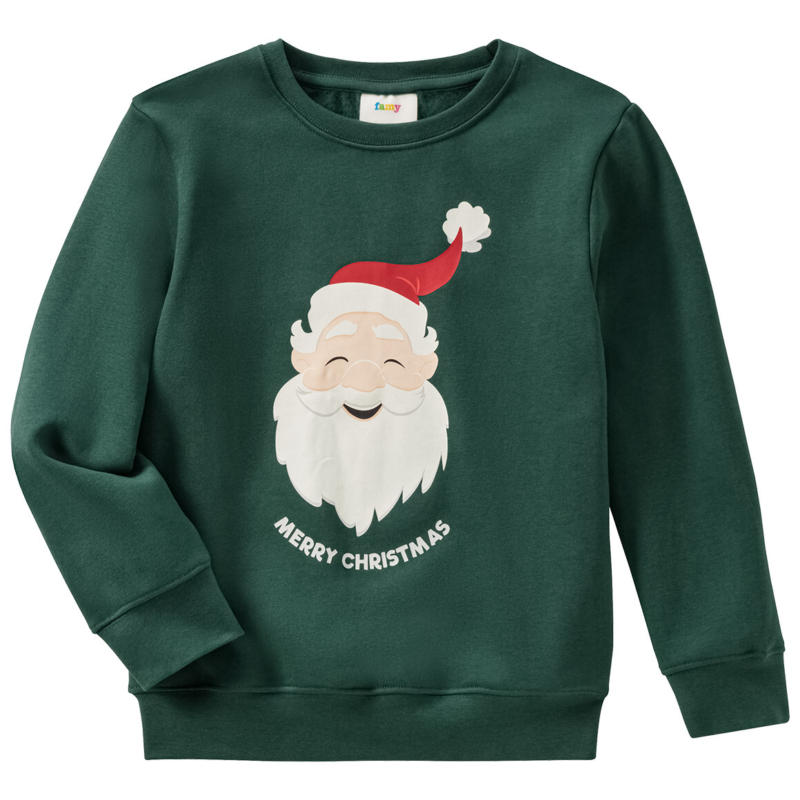 Jungen Weihnachtssweatshirt mit Print (Nur online)