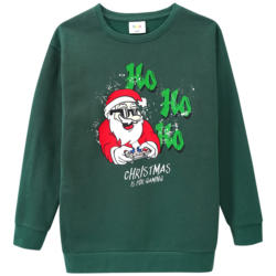 Jungen Weihnachtssweatshirt mit großem Print (Nur online)