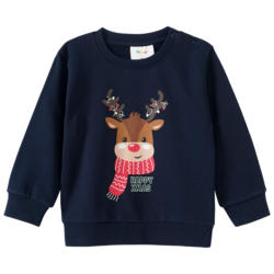 Baby Weihnachtssweatshirt mit Print (Nur online)