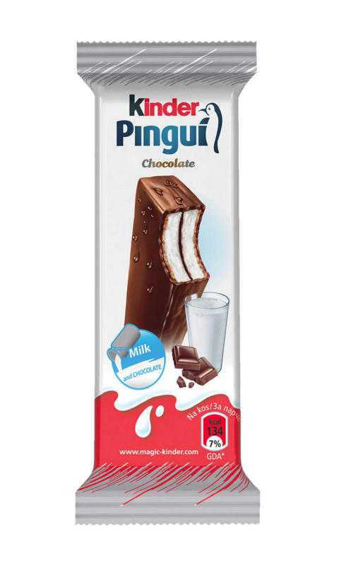 Kinder Pingui Млечен десерт различни видове