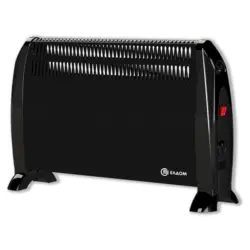 КОНВЕКТОР ELDOM CF2000 BLACK ОТОПЛЯЕМА ПЛОЩ ДО 22.00 m², ЧЕРЕН, 2000.0 W