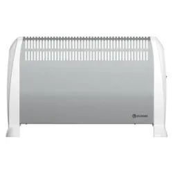 КОНВЕКТОР ELDOM CF2000 SILVER ОТОПЛЯЕМА ПЛОЩ ДО 22.00 m², СИВ, 2000.0 W