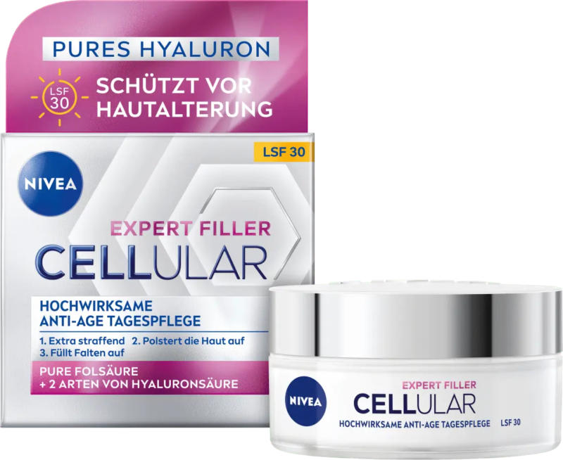 NIVEA Gesichtscreme Anti Age Cellular Expert Filler LSF 30