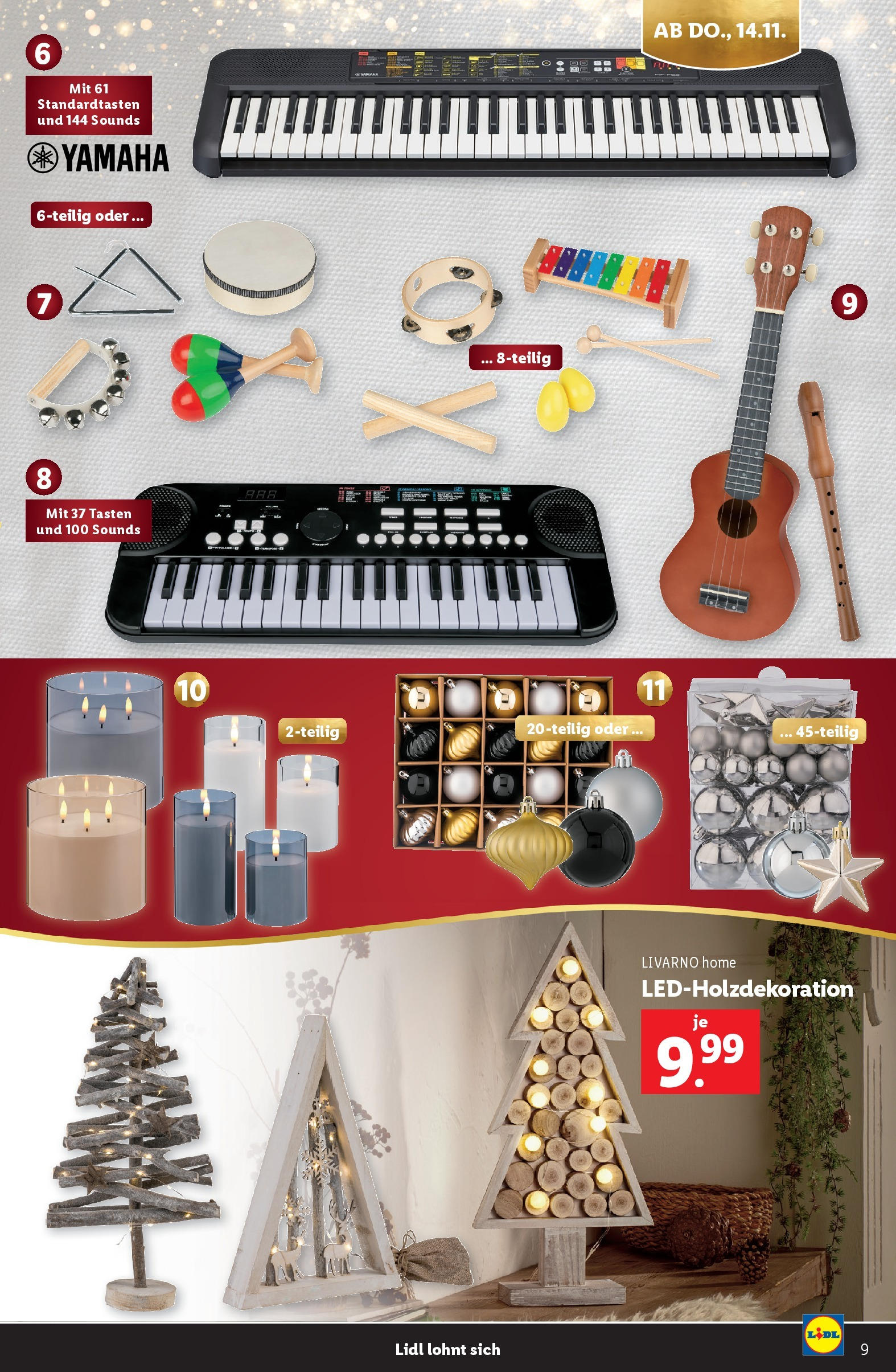 Lidl Flugblatt 07.11.2024 | WEIHNACHTEN | Seite: 9