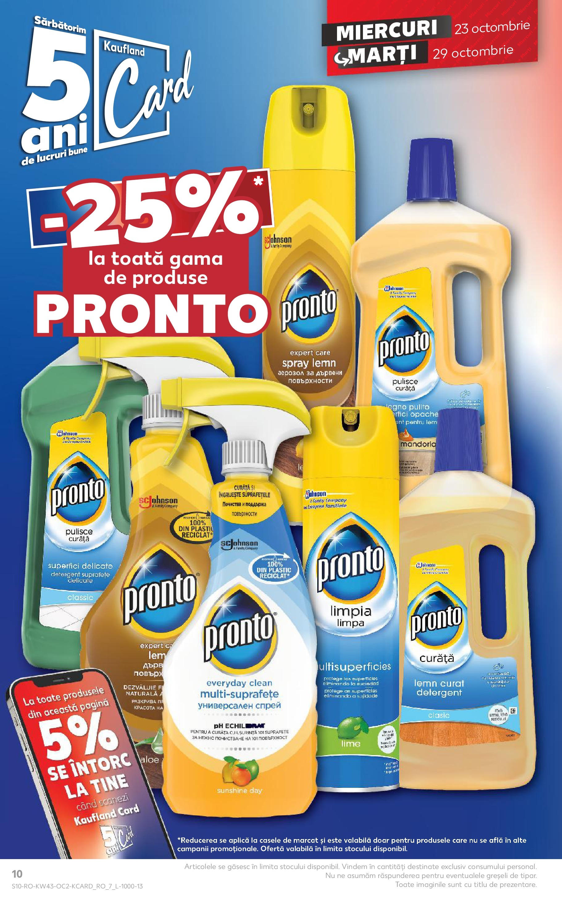 Catalog Kaufland - Bucureşti 23.10.2024 - Revista si Oferta | Pagină: 10 | Produse: Lime, Detergent