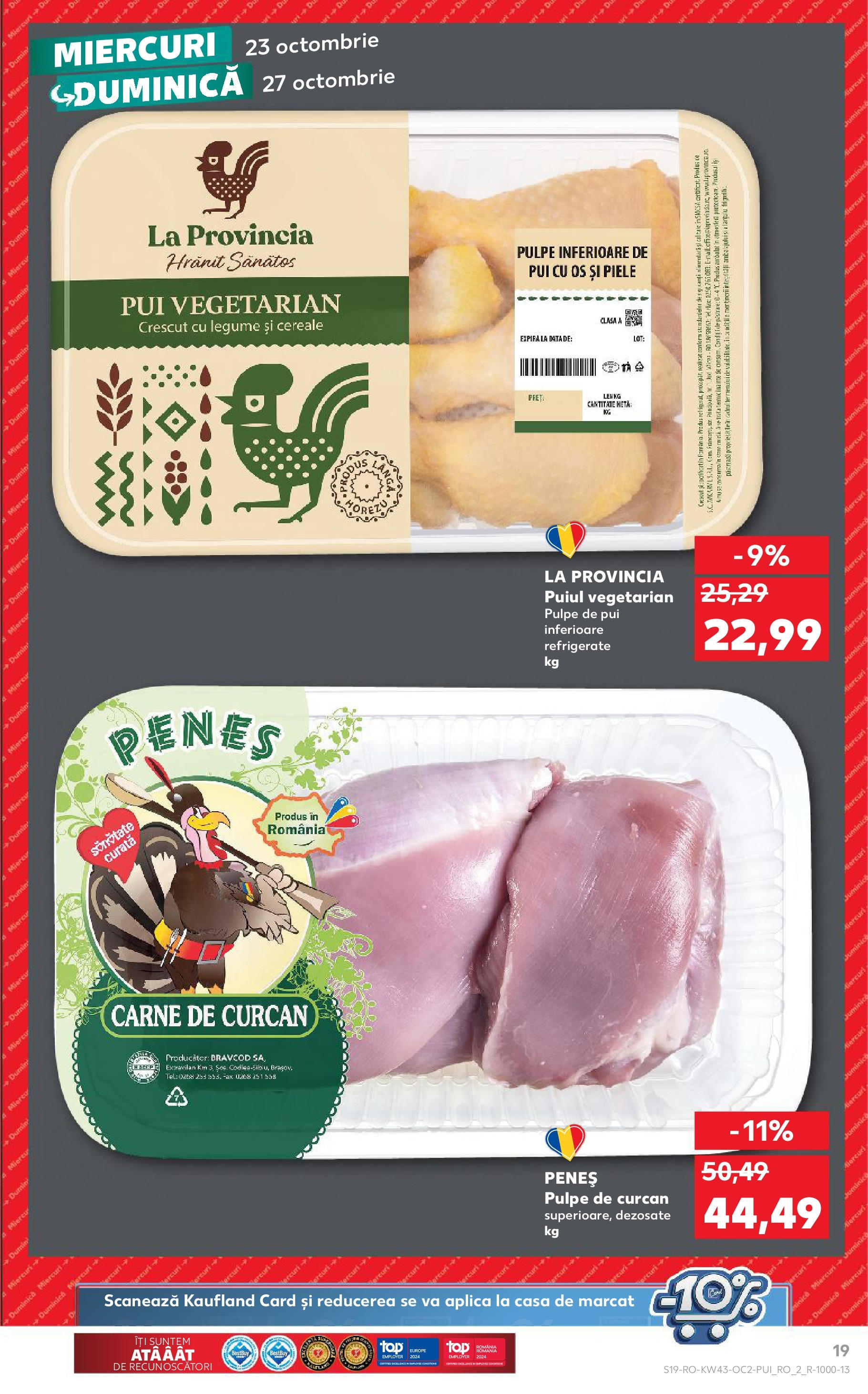 Catalog Kaufland - Bucureşti 23.10.2024 - Revista si Oferta | Pagină: 19 | Produse: Cereale, Legume