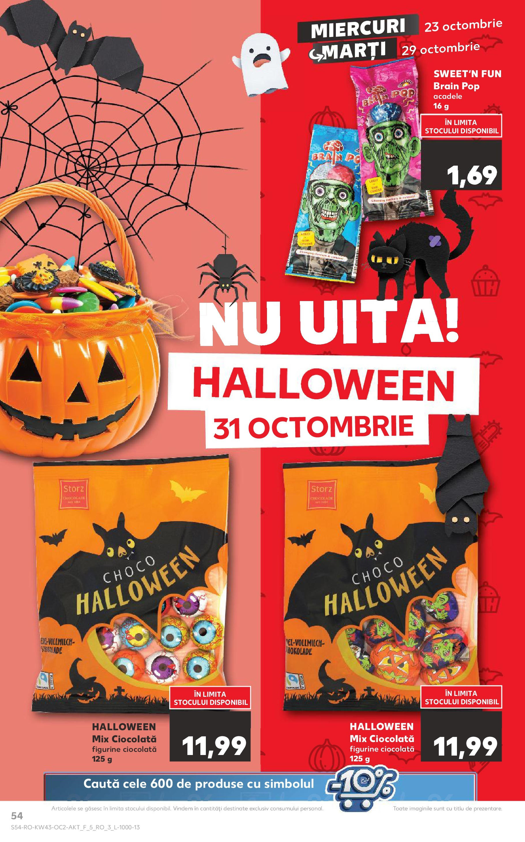 Catalog Kaufland - Bucureşti 23.10.2024 - Revista si Oferta | Pagină: 54 | Produse: Ciocolată, Acadele