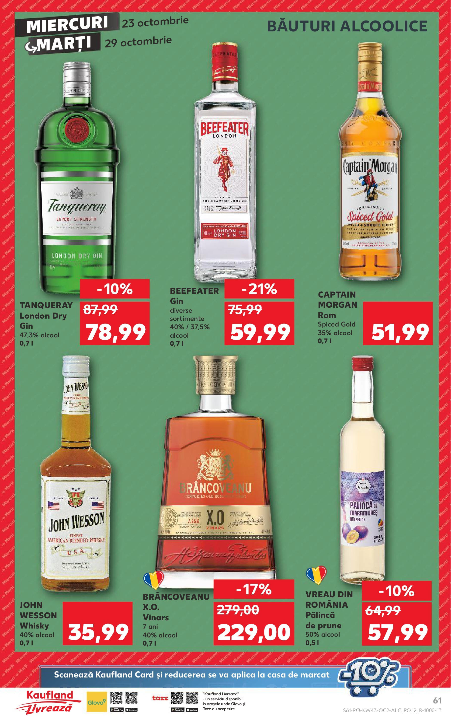 Catalog Kaufland - Bucureşti 23.10.2024 - Revista si Oferta | Pagină: 61 | Produse: Prune, Gin