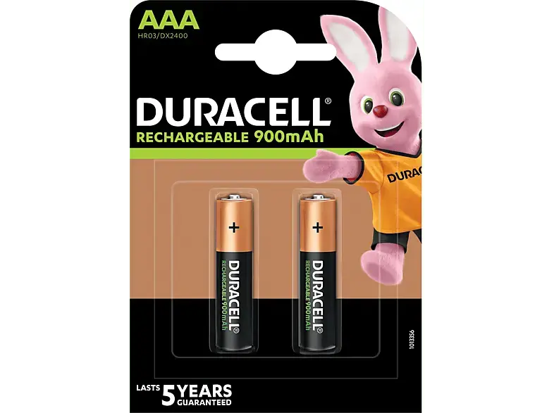 Duracell AAA Recharge Ultra Batterien 850 mAh, 2er Pack; Wiederaufladbare Batterie