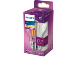 Philips Glühlampe LED classic 100W E27 WW A60 CL NDRFSRT4; LED Leuchtmittel