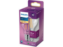 Philips Glühlampe LED Classic 75W E27 WW A60 CL ND RFSRT4; LED Leuchtmittel