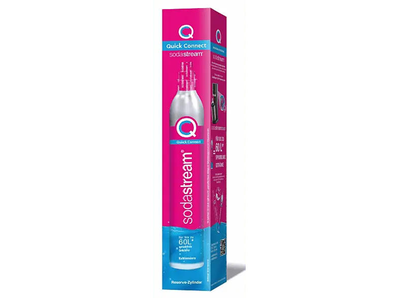 Sodastream Reservepack Quick Connect Pink CO² Zylinder