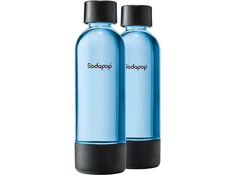 Sodapop 10027376 Pet-Flaschen 0,85L 2er-Set für Joy Eco; PET-Flaschen Set